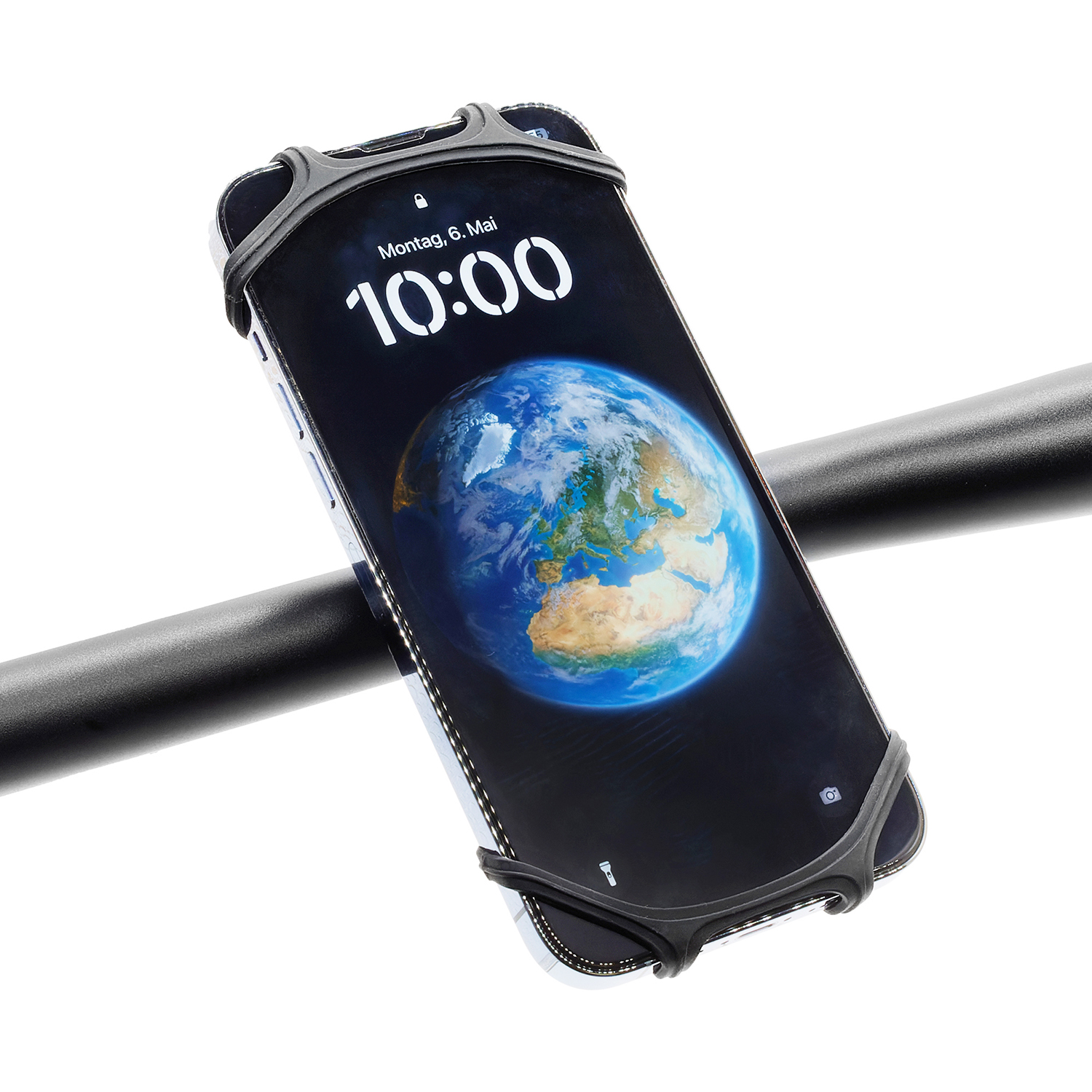 LYNX Halter für Smartphone aus Silikon in schwarz